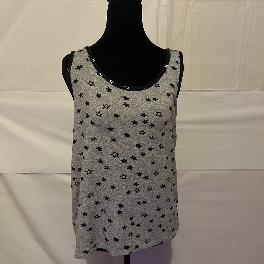 Lucky Brand Gray Relaxed Tank Top